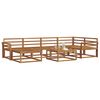vidaXL Buiten bankenset 7 pcs Naturel Massief Acaciahout