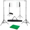 vidaXL Fotostudioset met softboxlampen en achtergrond