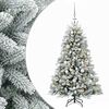 vidaXL Kunstkerstboom met Ballen 120 cm 150 LED's Warmwit