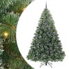 vidaXL Kunstkerstboom met 300 LED met standaard Groen 240 cm PE en PVC