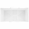 vidaXL Papieren zakken 50 st met hengsels 32x17x44 cm wit