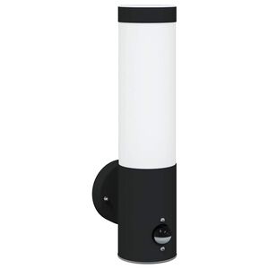 vidaXL Buiten Wandlamp Zwart 12 x 8,5 x 29 cm