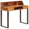vidaXL Bureau 110x50x94 cm massief acaciahout en staal