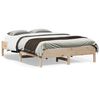 vidaXL Bedframe zonder matras massief grenenhout 135x190 cm
