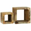 vidaXL TV Meubel 2 pcs Bruin 36 x 30 x 36 cm Massief ruw mangohout
