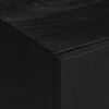 vidaXL 5-delige Badkamermeubelset bewerkt hout zwart