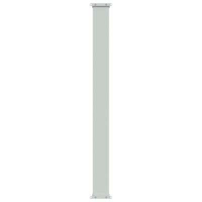 VidaXL windscherm uittrekbaar 160x500cm grijs zwart