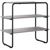 vidaXL Consoletafel Grijs Sonoma 80 x 41 x 75 cm Bewerkt hout