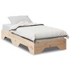 vidaXL Bedframe zonder matras stapelbaar 90x190 cm massief hout