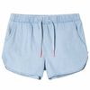 vidaXL Kindershorts 128 zachtdenimblauw