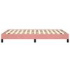 vidaXL Bedframe zonder matras 120x190 cm fluweel roze