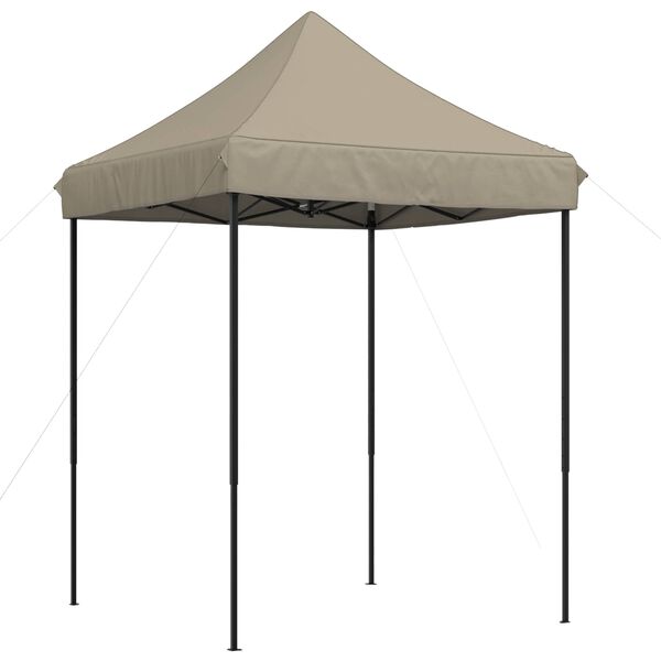 vidaXL Partytent Taupe 200 x 200 x 306 cm Oxford Stof