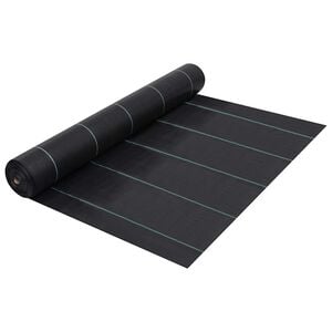vidaXL Worteldoek 1x10 m PP zwart