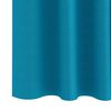 vidaXL Zwart-out Gordijnen met Ringen 2 pcs Turquoise 225 x 140 cm
