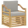 vidaXL Tuinbank Polyester Wit