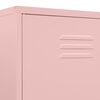 vidaXL Kledingkast 90x50x180 cm staal roze