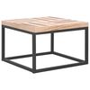 vidaXL Salontafel 50x50x33,5 cm massief hout