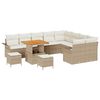 vidaXL Tuin Sofa Set 12 st 11-Aantal zitplaatsen Beige en Cr&egrave;me
