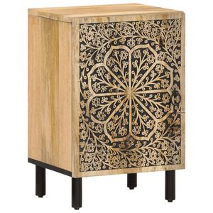 vidaXL Badkamerkast 38x33x58 cm massief mangohout