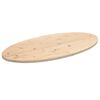 vidaXL Tafelblad ovaal 110x55x2,5 cm massief grenenhout
