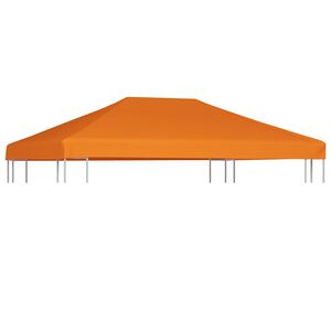 vidaXL Prieeldak 310 g/m&sup2; 4x3 m oranje