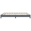 vidaXL Boxspringbed zonder matras 180x220 cm fluweel donkergrijs