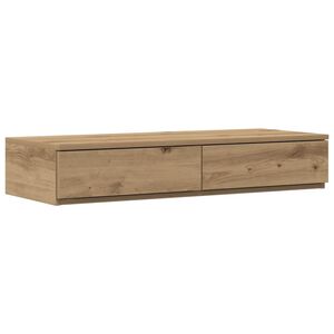 vidaXL Bedlades Artisan Eiken 100 x 36,5 x 16,5 cm Bewerkt hout