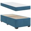 vidaXL Bedframe met matras Donkerblauw 90 x 190 cm Stof
