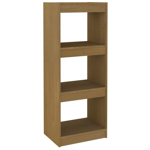 vidaXL Boekenkast/kamerscherm 40x30x103,5 cm grenenhout honingbruin