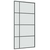 vidaXL Schuifdeur met beslag 102,5x205 cm ESG-glas en aluminium