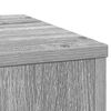 vidaXL Plantenstandaard 33x33x100 cm bewerkt hout grijs sonoma eiken