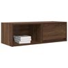 vidaXL Tv-meubelen 2 st 80x31x25,5 cm bewerkt hout bruin eikenkleur