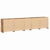 vidaXL LED Sideboard Oudhout 283 x 37 x 67 cm Bewerkt hout