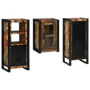 vidaXL Badkamermeubelset 3 st Multikleur 40 x 35 x 90 cm