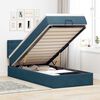 vidaXL Ottoman bed met matras 80x200cm fluweel donkerblauw