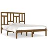 vidaXL Bedframe grenenhout honingbruin 150x200 cm