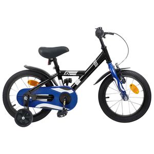 vidaXL Kinderfiets 12 Inch voor 2-4 jaar oud Zwart