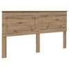 vidaXL Hoofdbord Artisan Eik Geconstrueerd hout