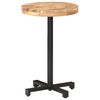 vidaXL Bistrotafel rond &Oslash;50x75 cm ruw mangohout