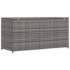 vidaXL Tuinbox 120x50x60 cm poly rattan grijs