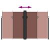 vidaXL Tuinscherm uittrekbaar 200x1200 cm bruin