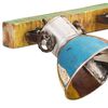 vidaXL Wandlamp industrieel E27 90x25 cm meerkleurig