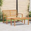 vidaXL Tuin Sofa Set Naturel Massief teakhout
