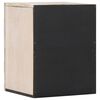 vidaXL Badkamer Hangkast Wit 38 x 33,5 x 48 cm Massief Mango Hout