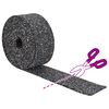 vidaXL Rubberen Roller Zwart 200 x 5 x 0,6 cm Rubber