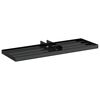 vidaXL Tuin Egalisatie Hark Zwart 75 x 25 x 6 cm Gepoedercoat staal