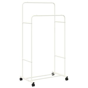 vidaXL Kledingrek Wit 80 x 53 x 156 cm