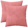 vidaXL Kussensloop 2 pcs HEERLEN Roze 35 x 35 cm Fluweel