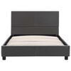 vidaXL Bedframe kunstleer grijs 90x200 cm