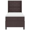vidaXL Boxspringbed met matras Donkerbruin 200 x 80 cm Stof